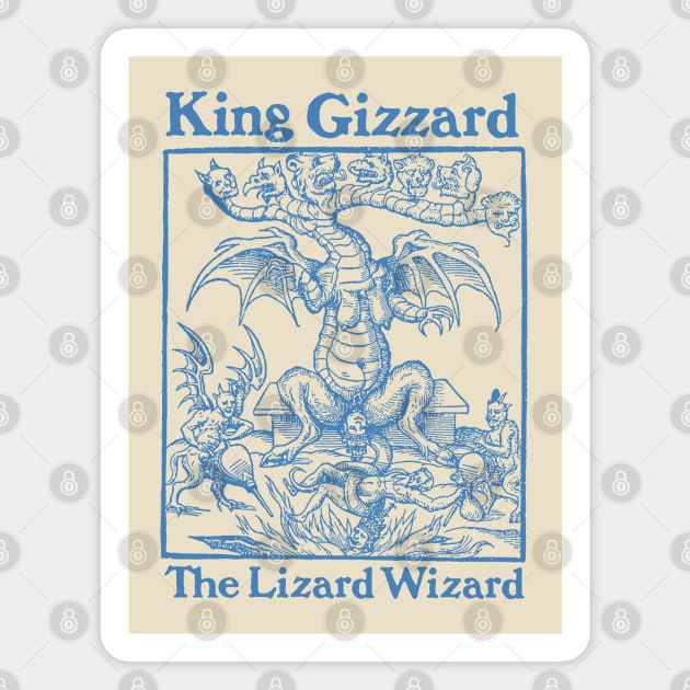 This Is King Gizzard & Lizard Wizard Magnet by fuzzdevil